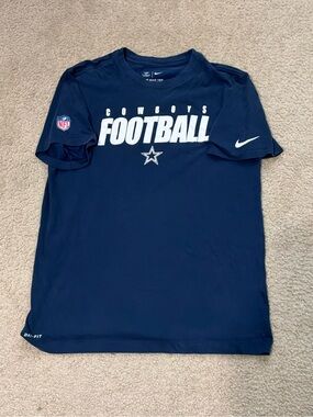 Nike Navy Dallas Cowboys Football Graphic Tee